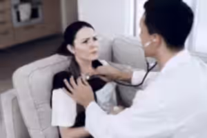 Kendini kötü hisseden hastalar için evde bakım hizmetleri.